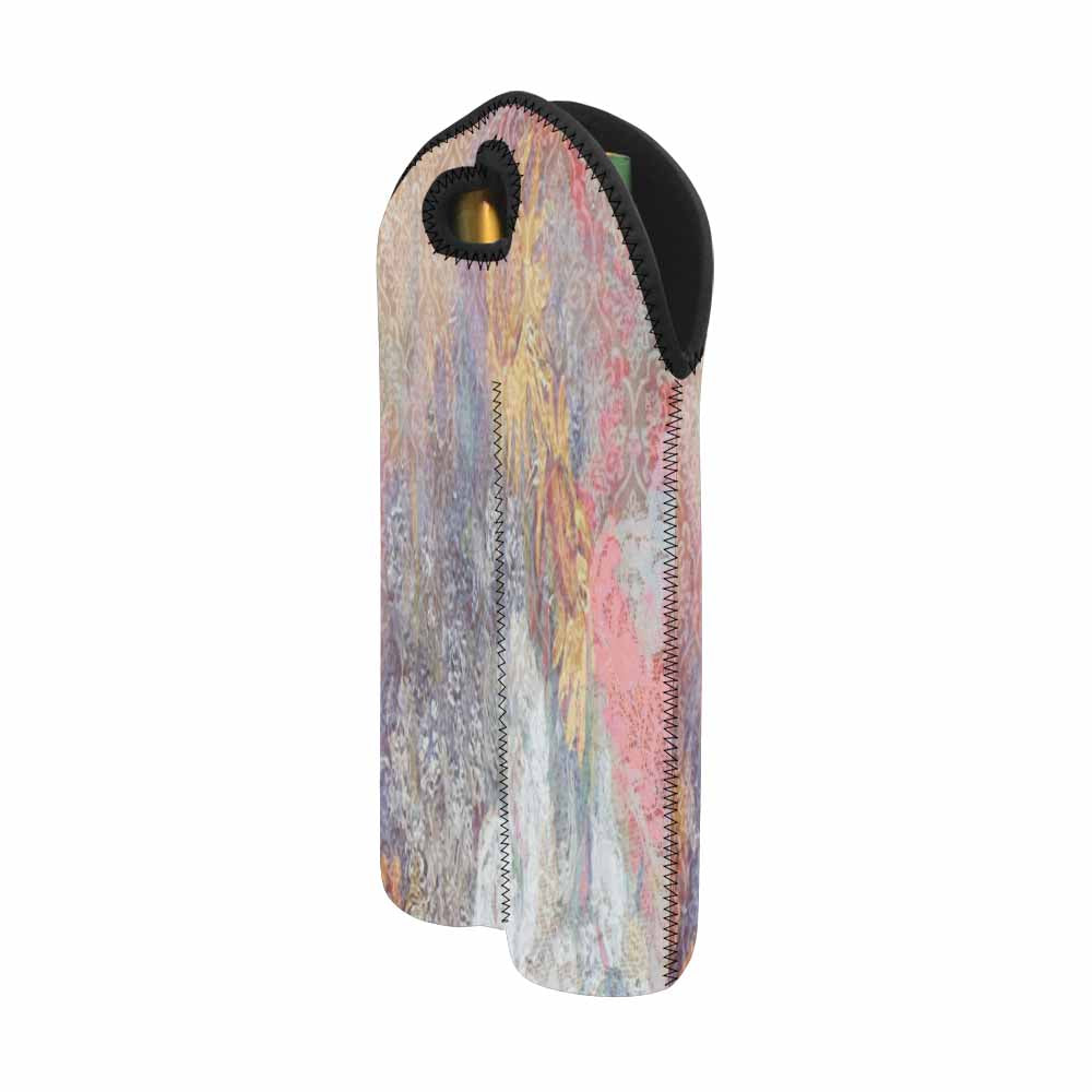Vintage floral 2 bottle wine bag, Design 54x