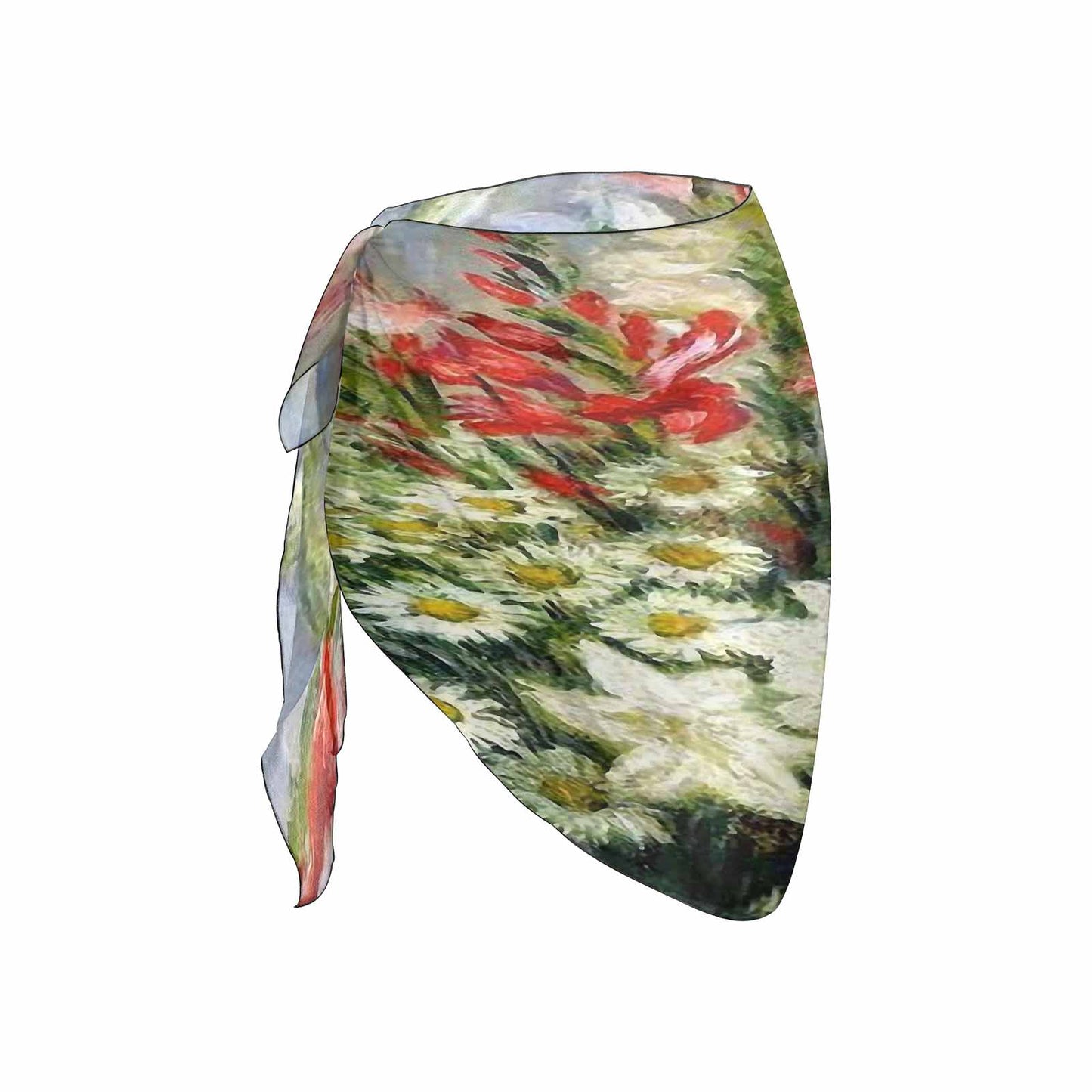 Vintage floral, beach sarong, beach coverup, swim wear, Design 43
