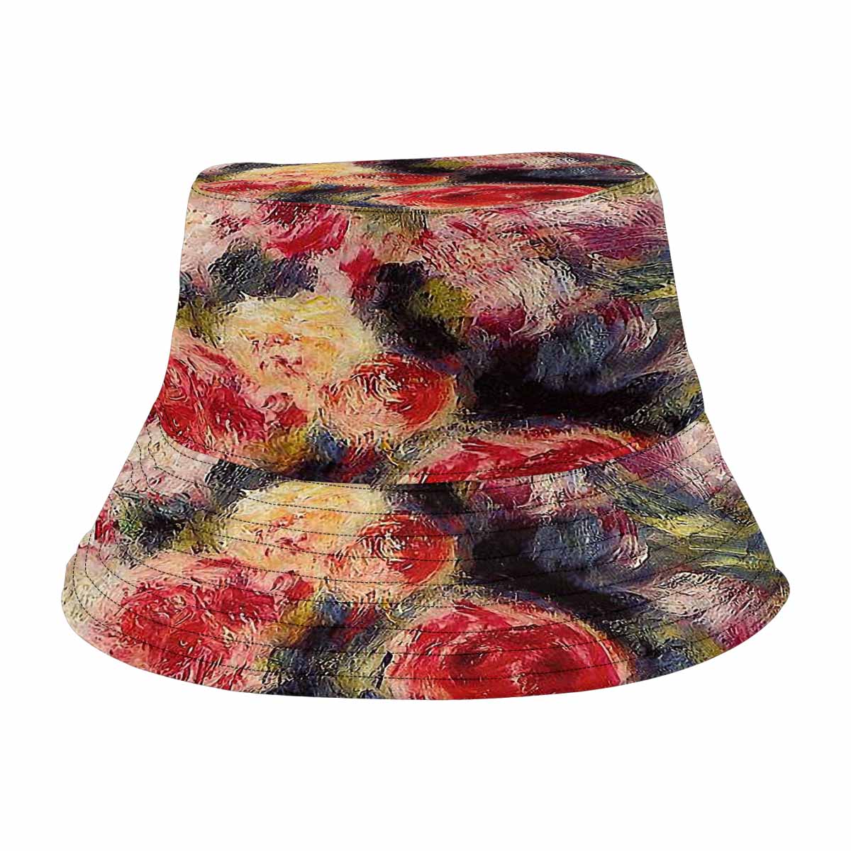 Vintage floral unisex bucket boonie Hat, outdoors hat, Design 26