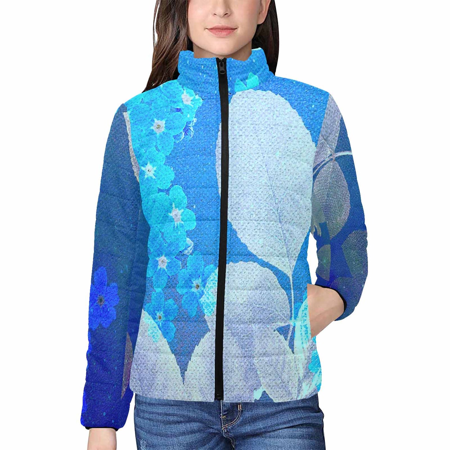 Antique general print quilted jacket, design 49