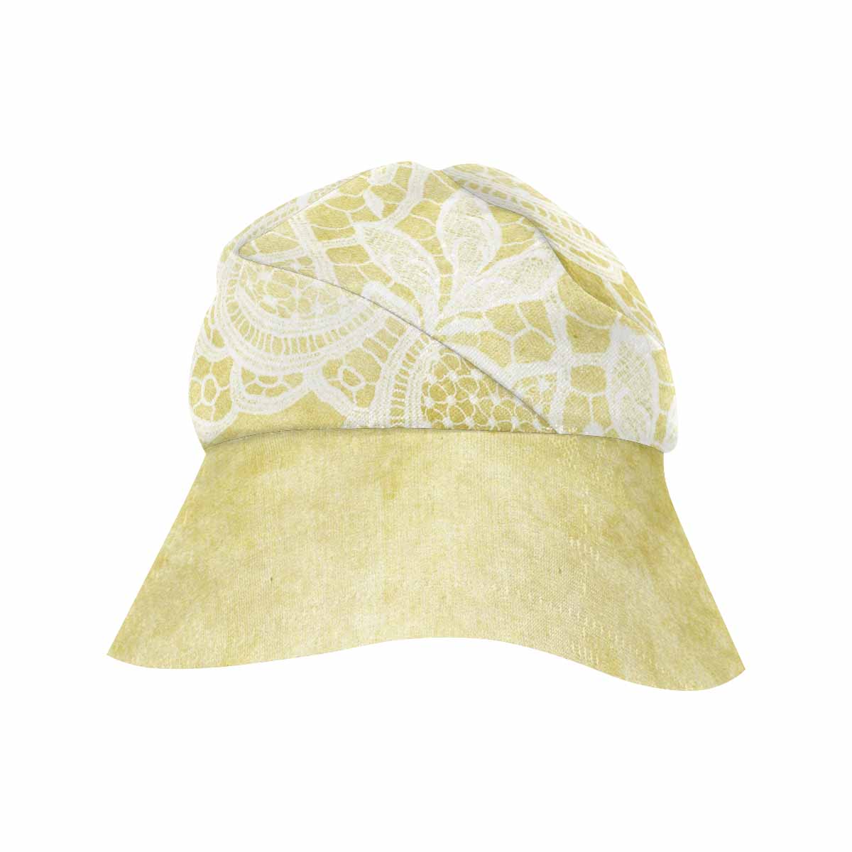 Victorian lace print, wide brim sunvisor Hat, outdoors hat, design 44