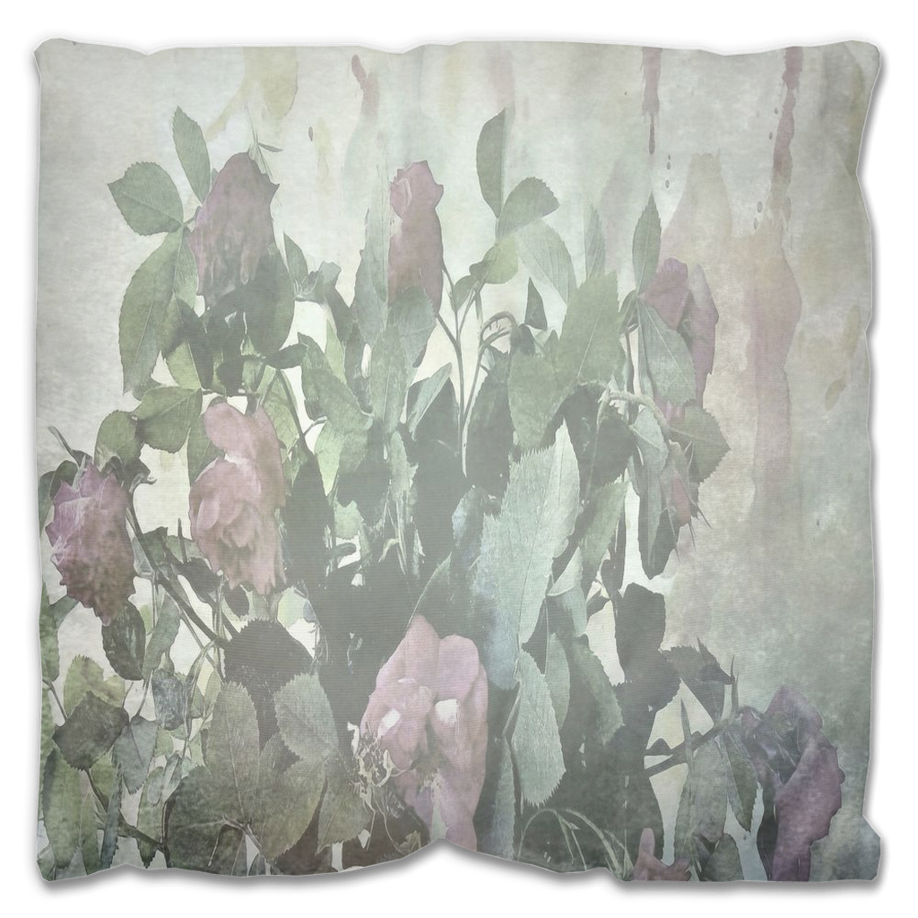 Vintage floral Outdoor Pillows, throw pillow, mildew resistance, various sizes, Design 23