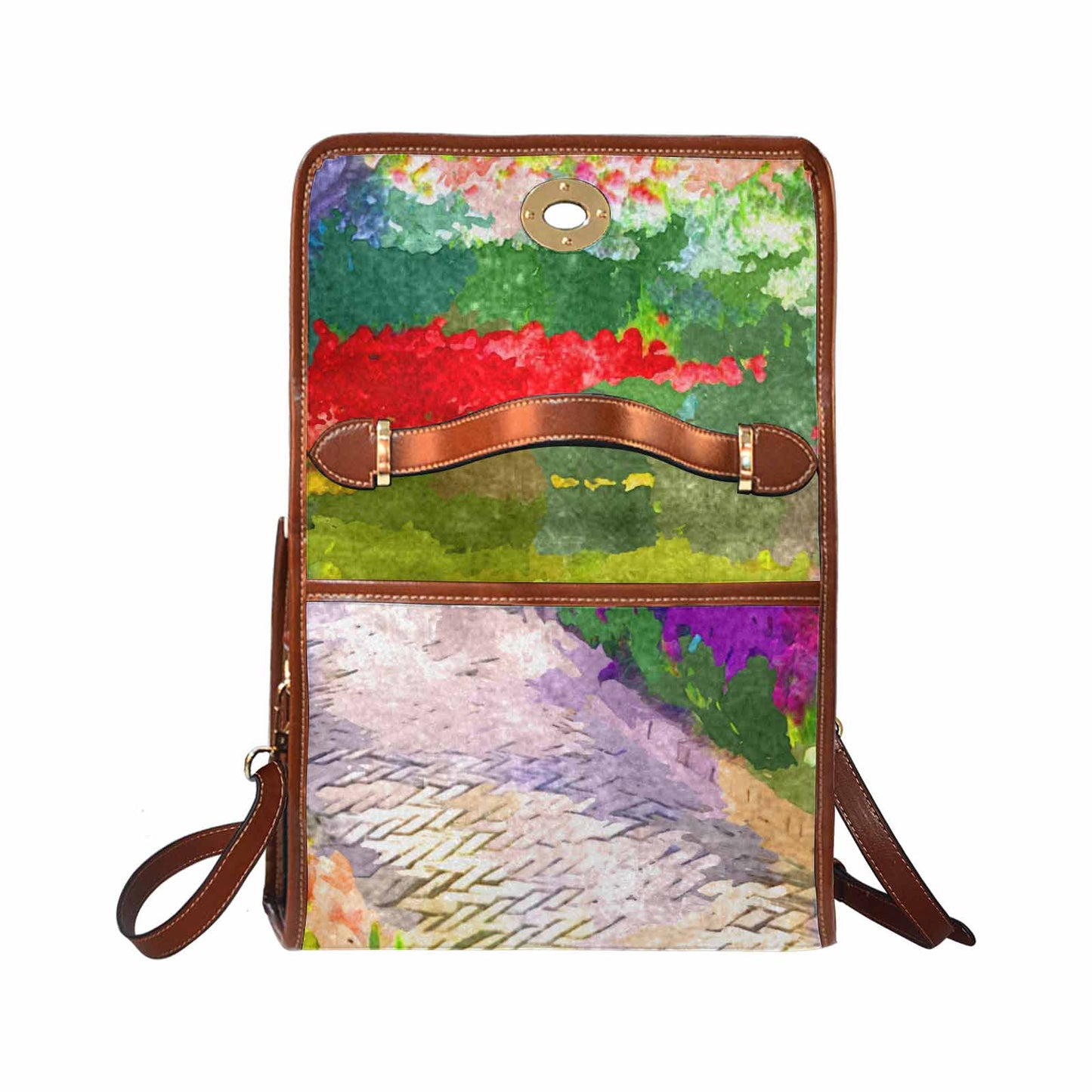 Water Color Floral Handbag Model 1695341 Design 180