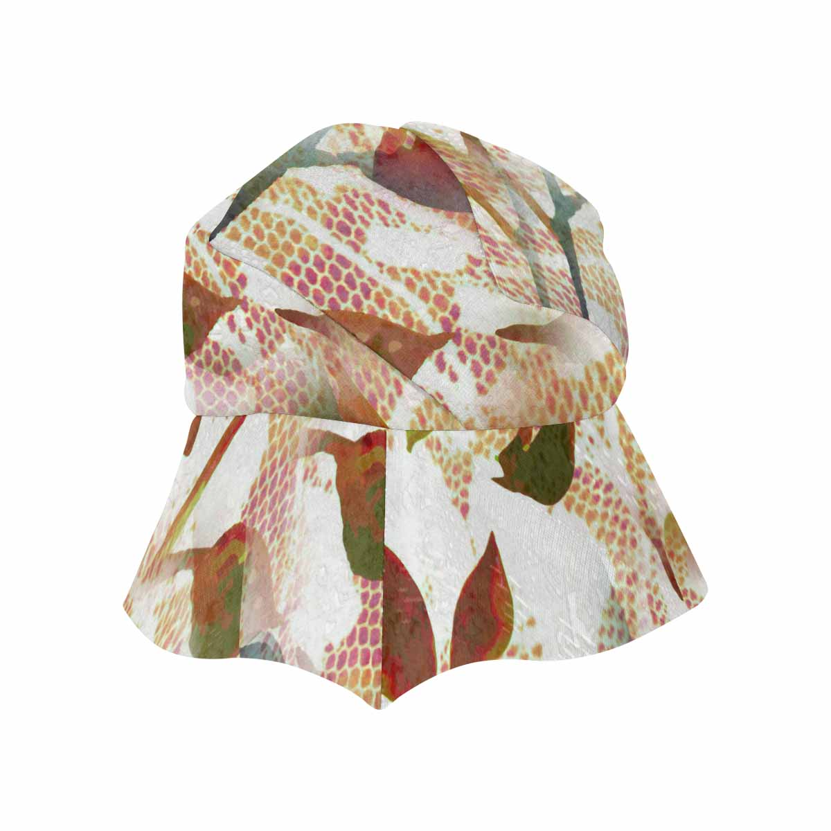 Victorian lace print, wide brim sunvisor Hat, outdoors hat, design 52