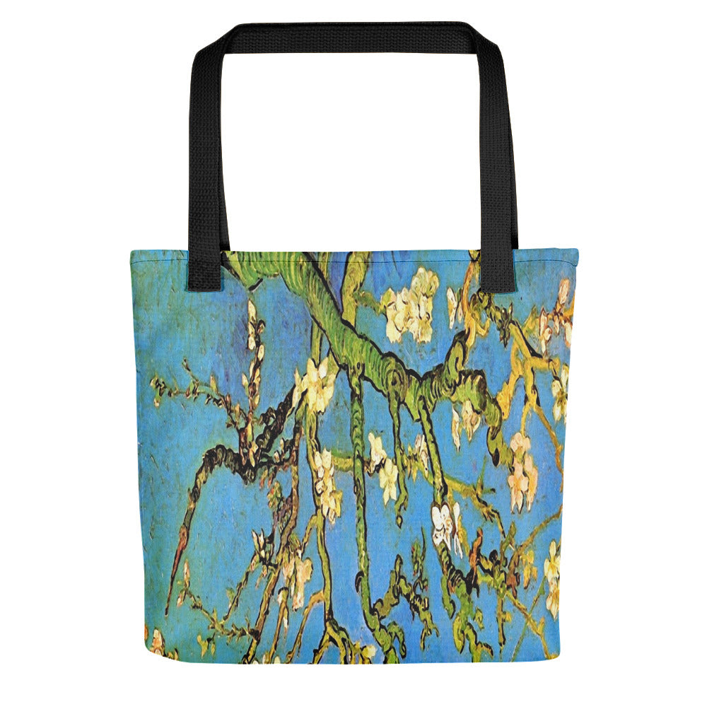 Vintage floral casual tote bag, beach bag, 15 x 15 inch, Design 20