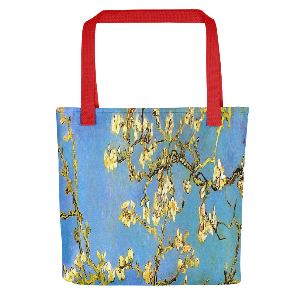 Vintage floral casual tote bag, beach bag, 15 x 15 inch, Design 20