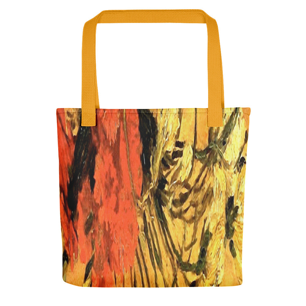 Vintage floral casual tote bag, beach bag, 15 x 15 inch, Design 61