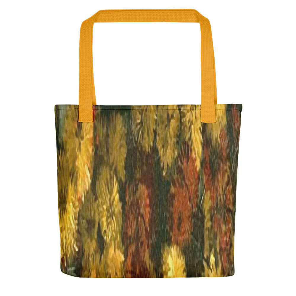 Vintage floral casual tote bag, beach bag, 15 x 15 inch, Design 28