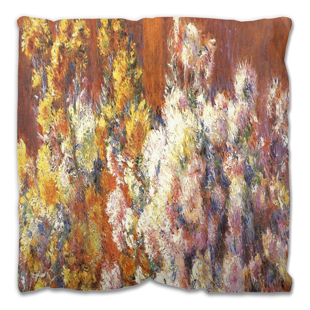 Vintage floral Outdoor Pillows, throw pillow, mildew resistance, various sizes, Design 57