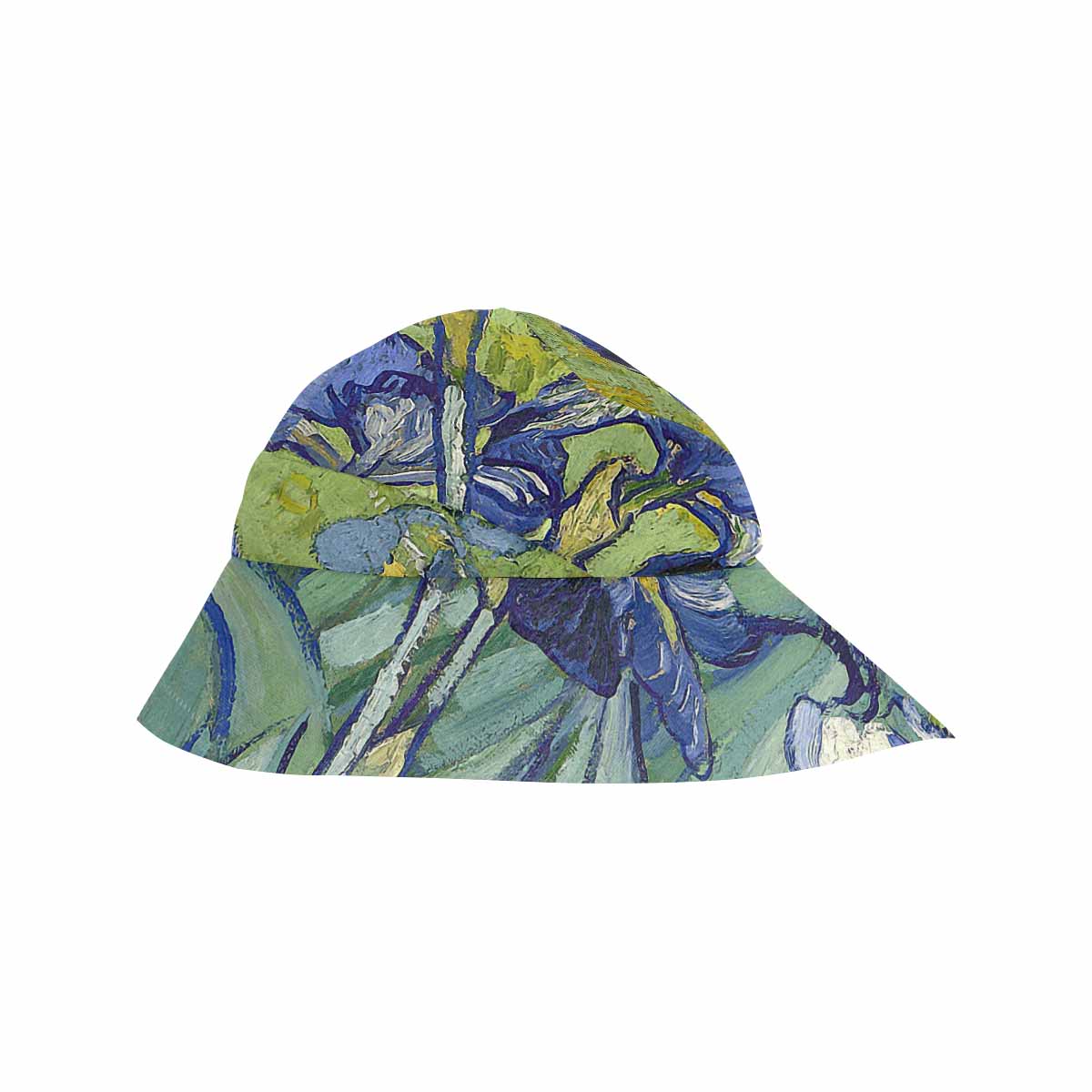 Vintage floral wide brim sunvisor Hat, outdoors hat, Design 40