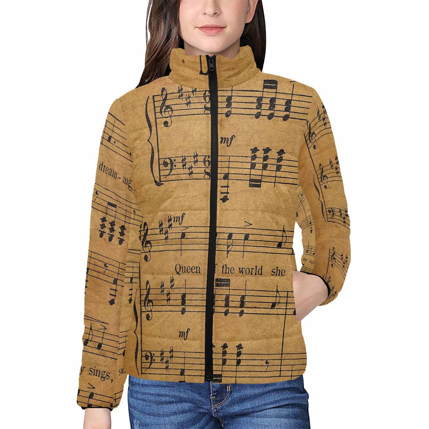 Antique general print quilted jacket, design 60