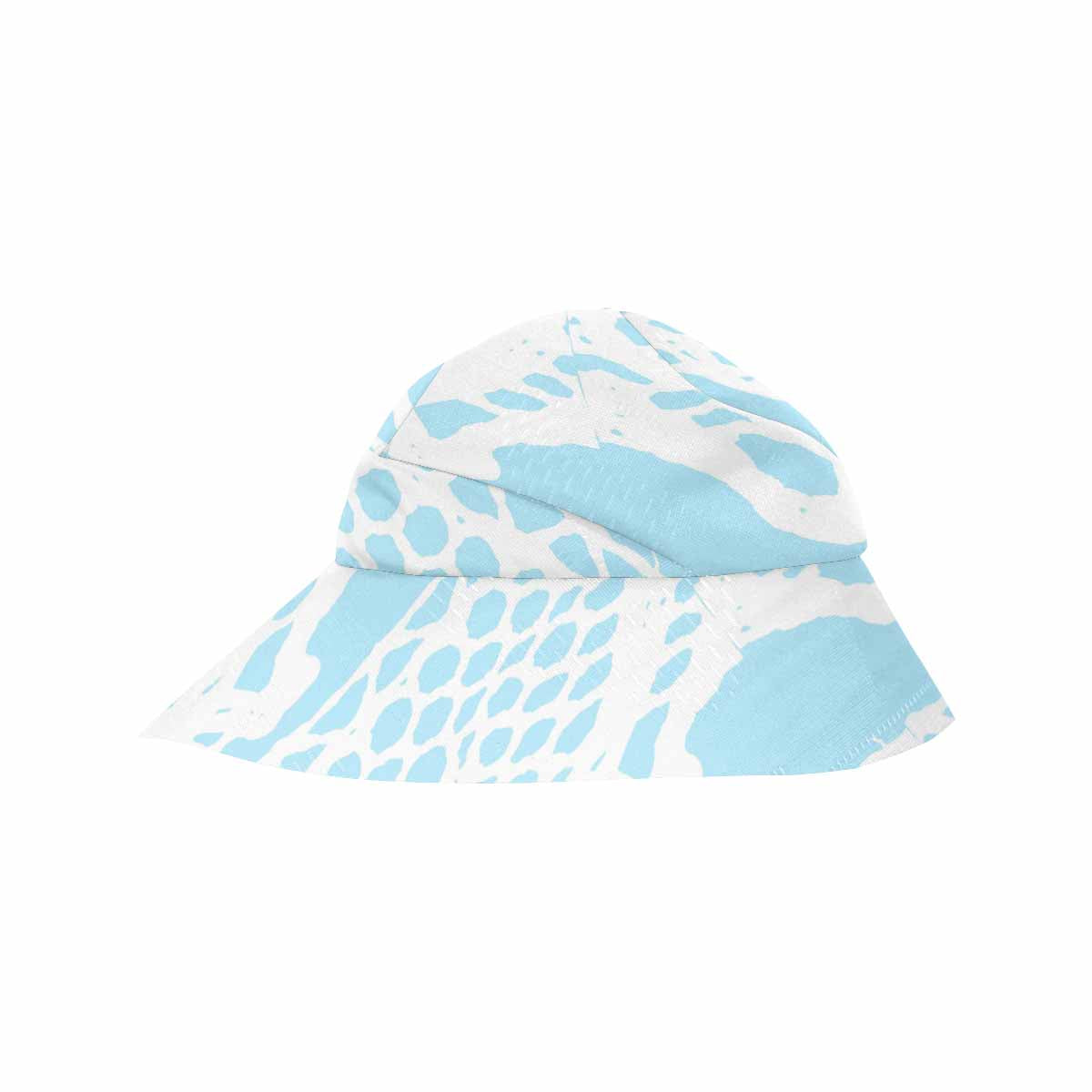Victorian lace print, wide brim sunvisor Hat, outdoors hat, design 08
