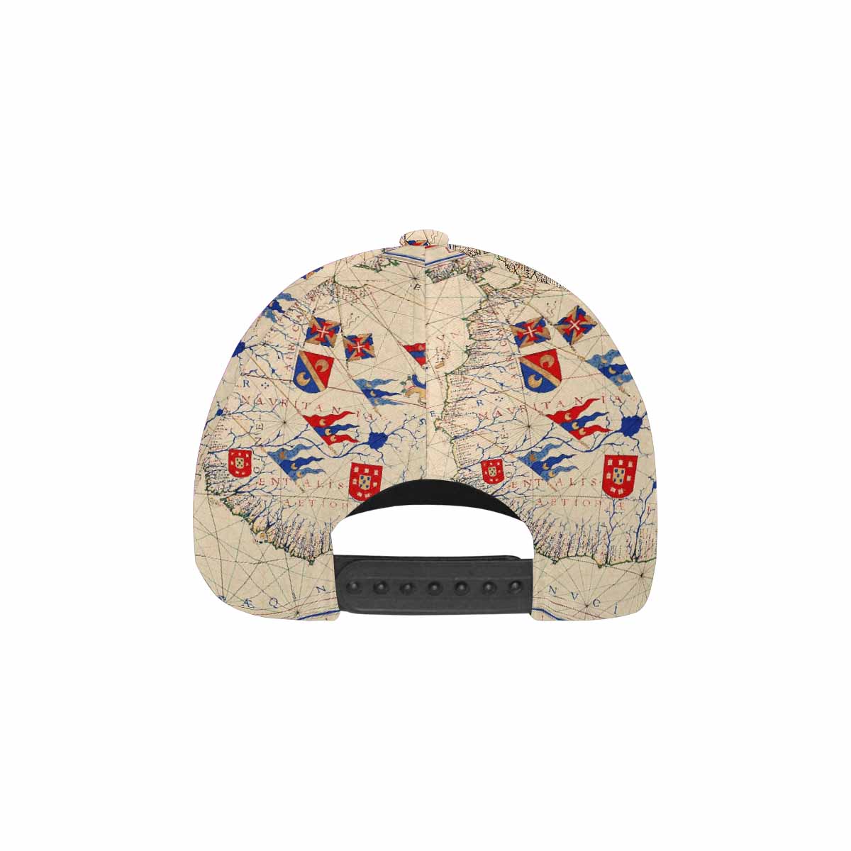 Antique Map design dad cap, trucker hat, Design 45