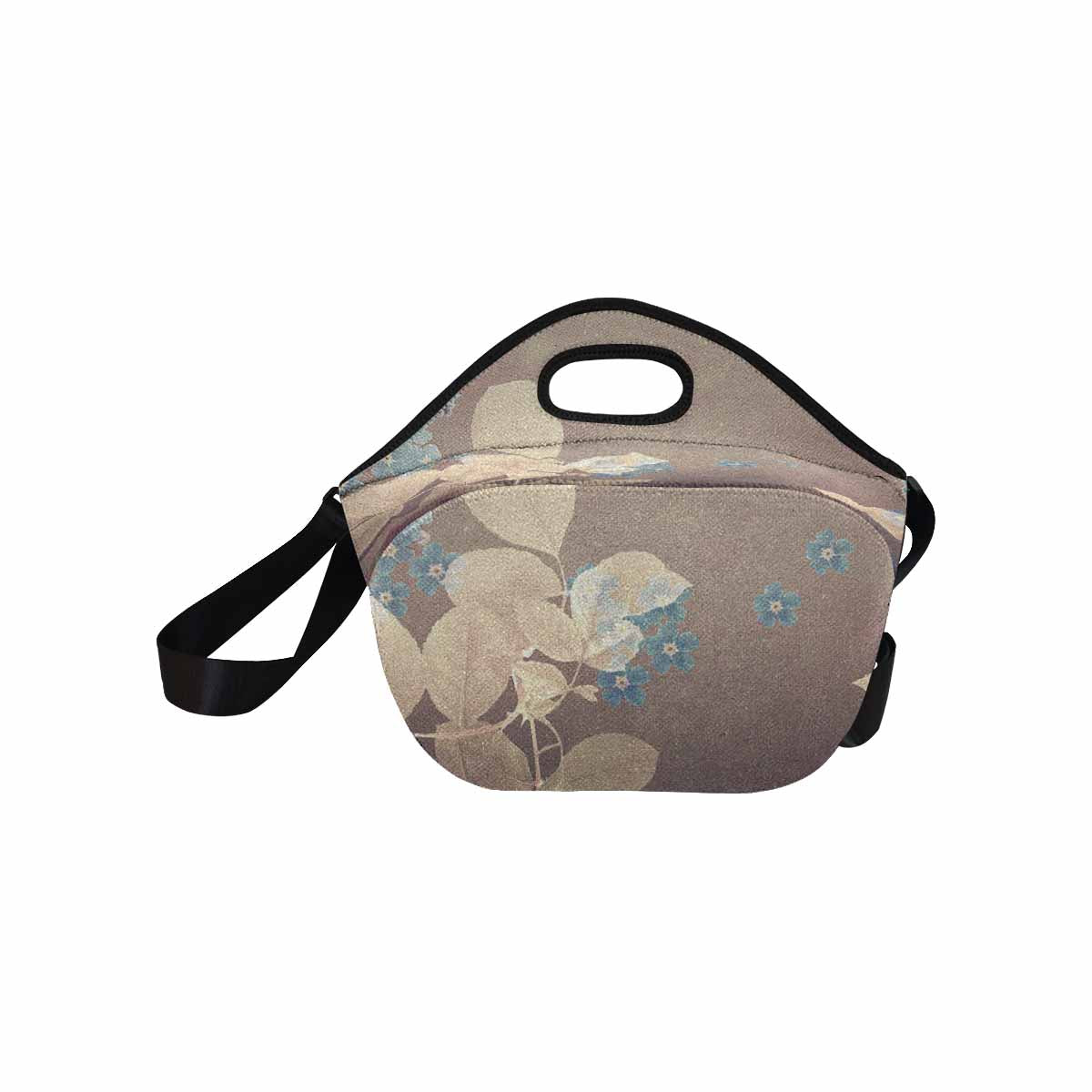 Antique general print, insulated lunch bag, design 48