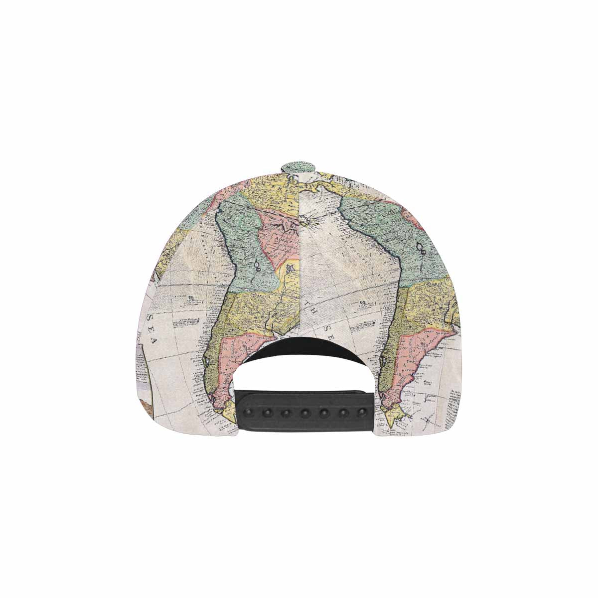 Antique Map design dad cap, trucker hat, Design 40