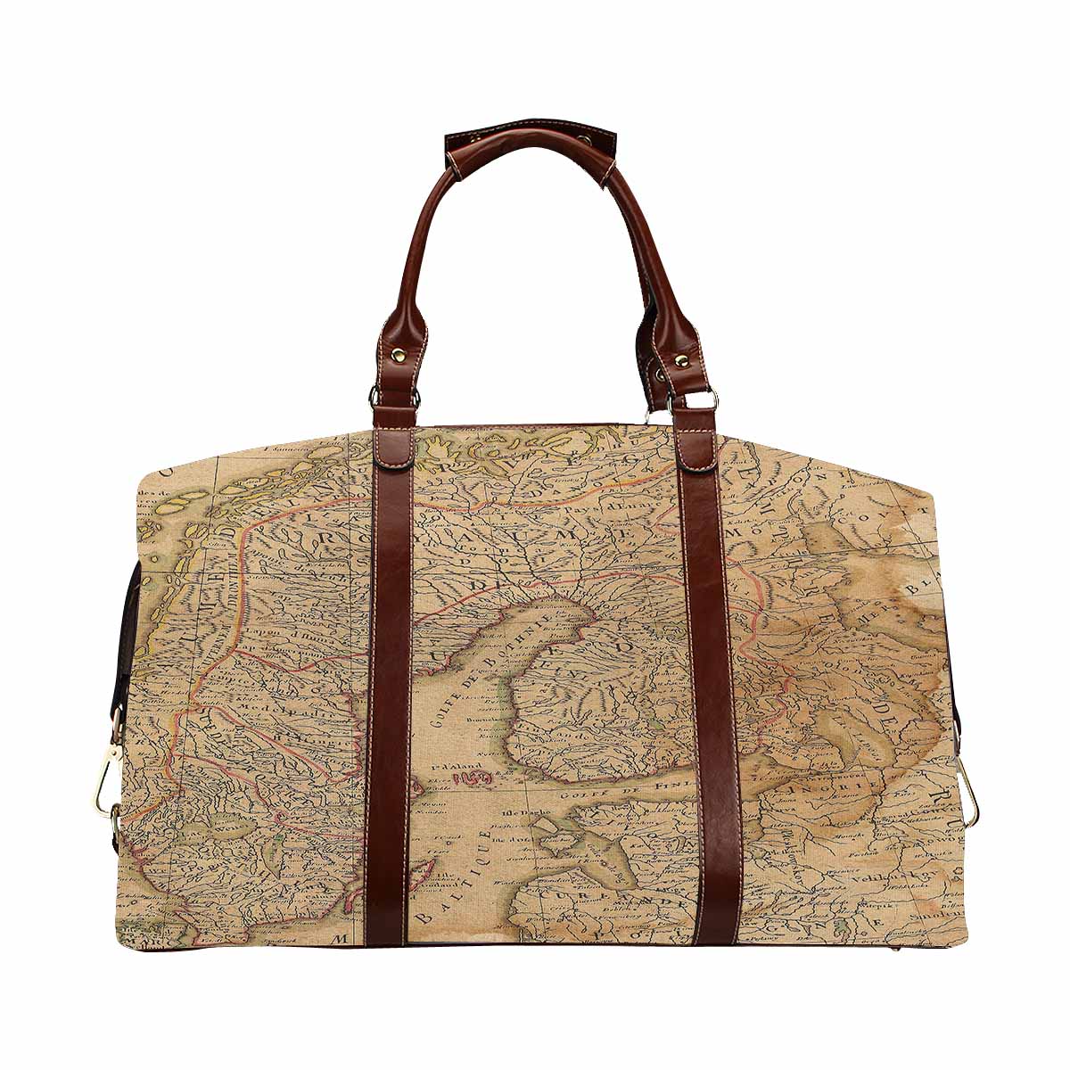 Antique Map design travel bag, Model 1695343, Design 42