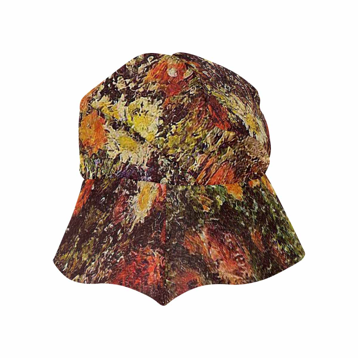 Vintage floral wide brim sunvisor Hat, outdoors hat, Design 24