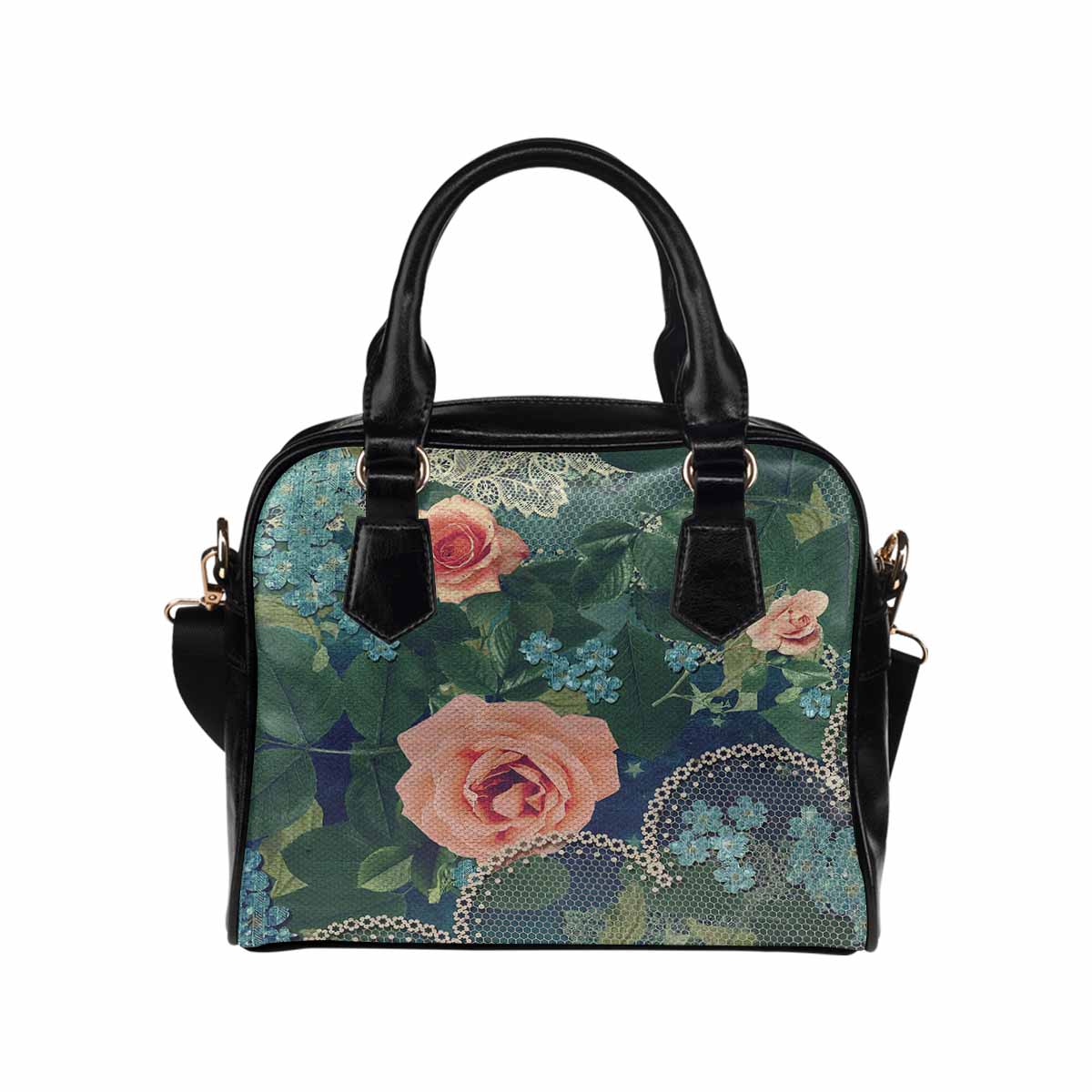 Victorian lace print, cute handbag, Mod 19163453, design 01