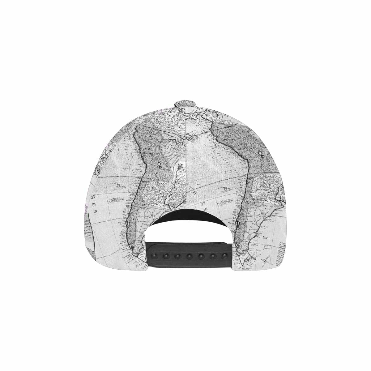 Antique Map design dad cap, trucker hat, Design 38