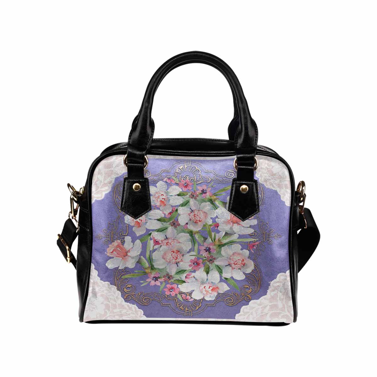 Victorian lace print, cute handbag, Mod 19163453, design 47