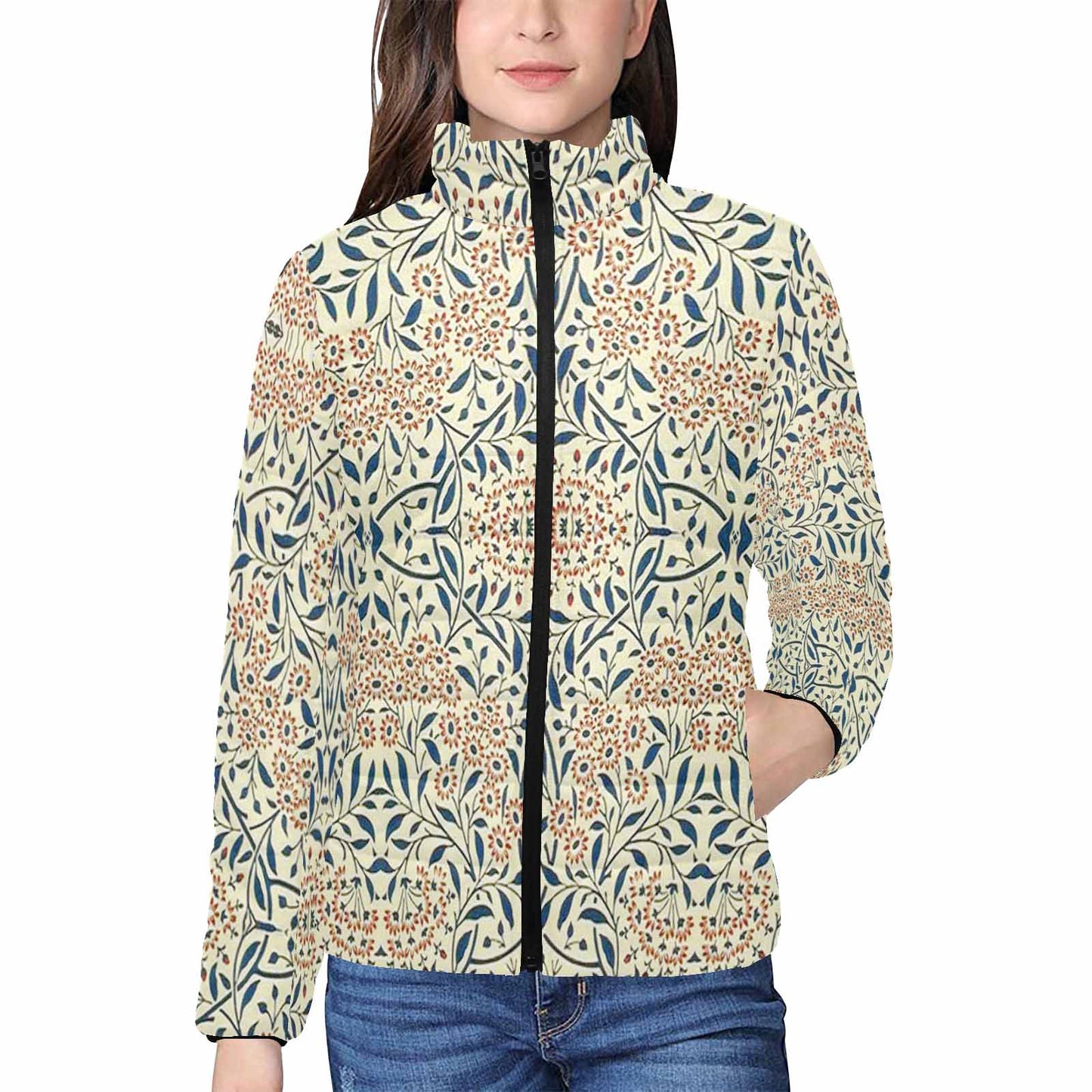 Antique general print quilted jacket, design 02