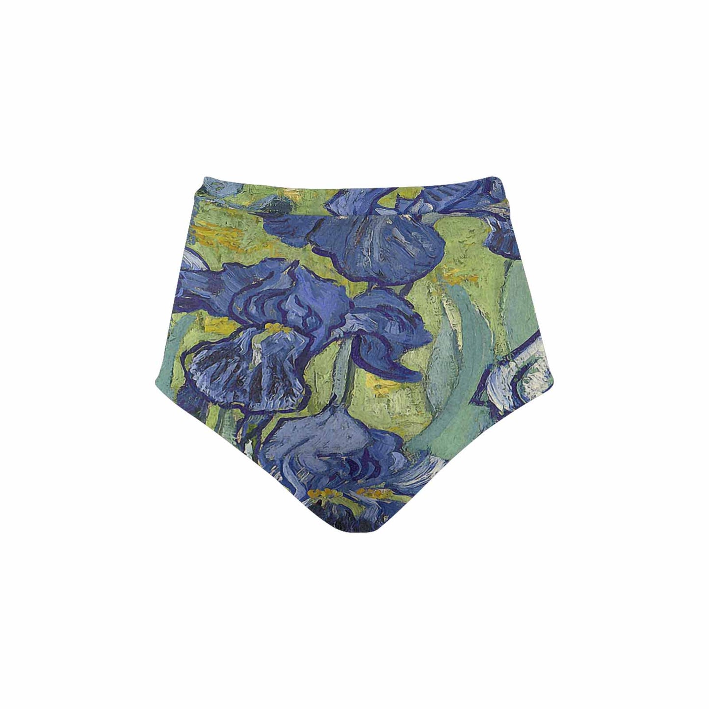 Vintage floral High waist bikini bottom, Design 40