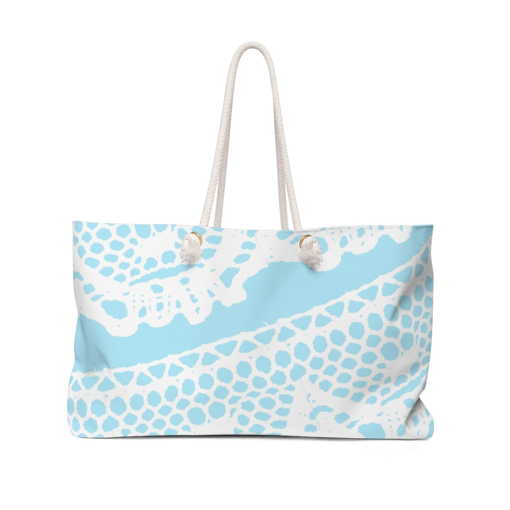 Victorian lace print weekender bag, large, design 08