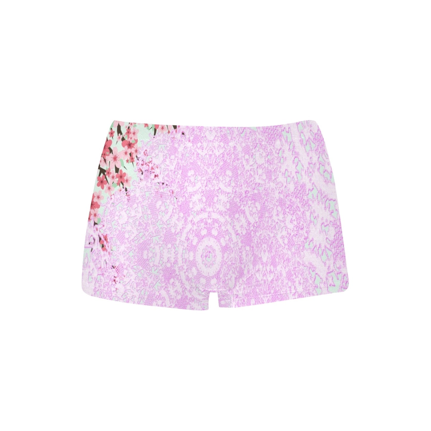 Printed Lace Boyshorts, daisy dukes, pum pum shorts, shortie shorts , design 09