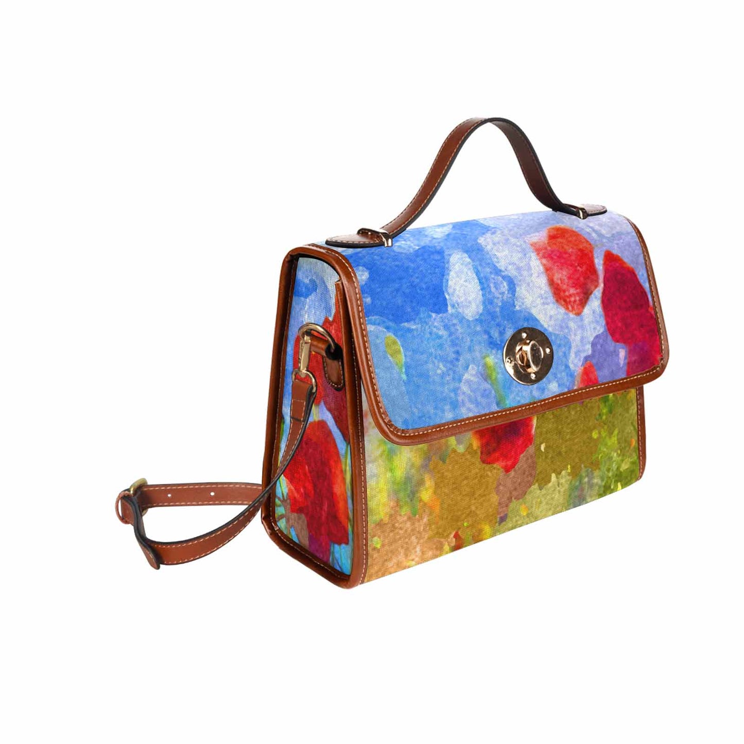 Water Color Floral Handbag Model 1695341 Design 155