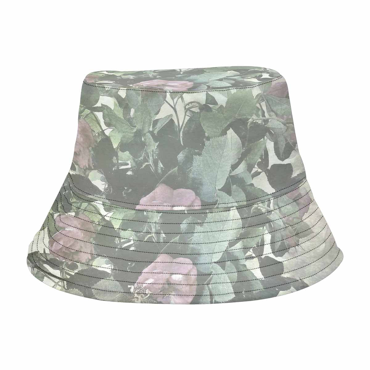 Vintage floral unisex bucket boonie Hat, outdoors hat, Design 23