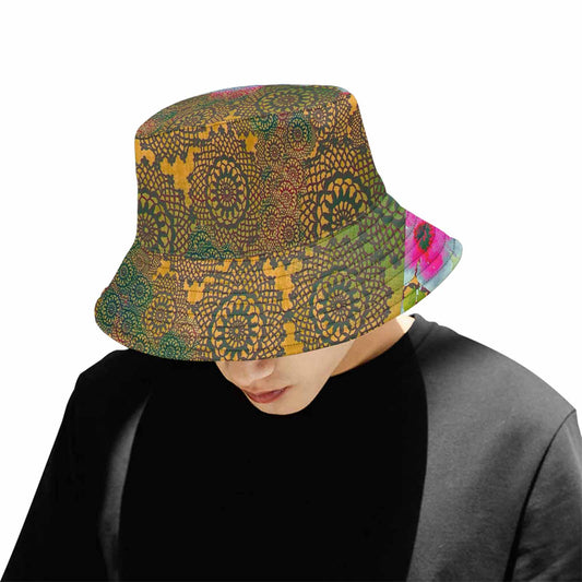 Victorian lace Bucket Hat, outdoors hat, design 15