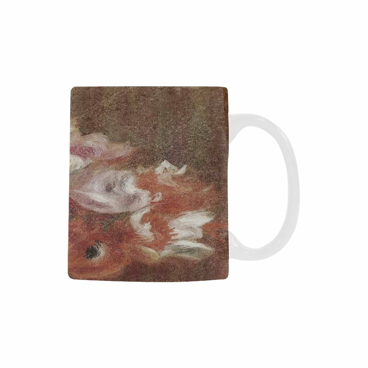 Vintage floral coffee mug or tea cup, Design 15