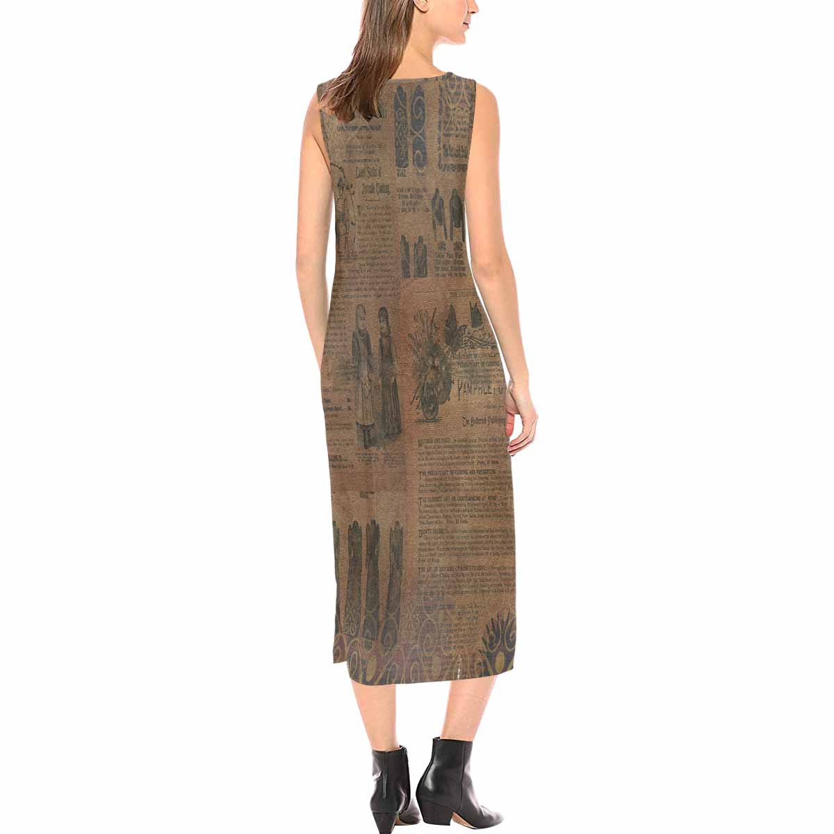 Antique General long chic dress, MODEL 09538, design 39