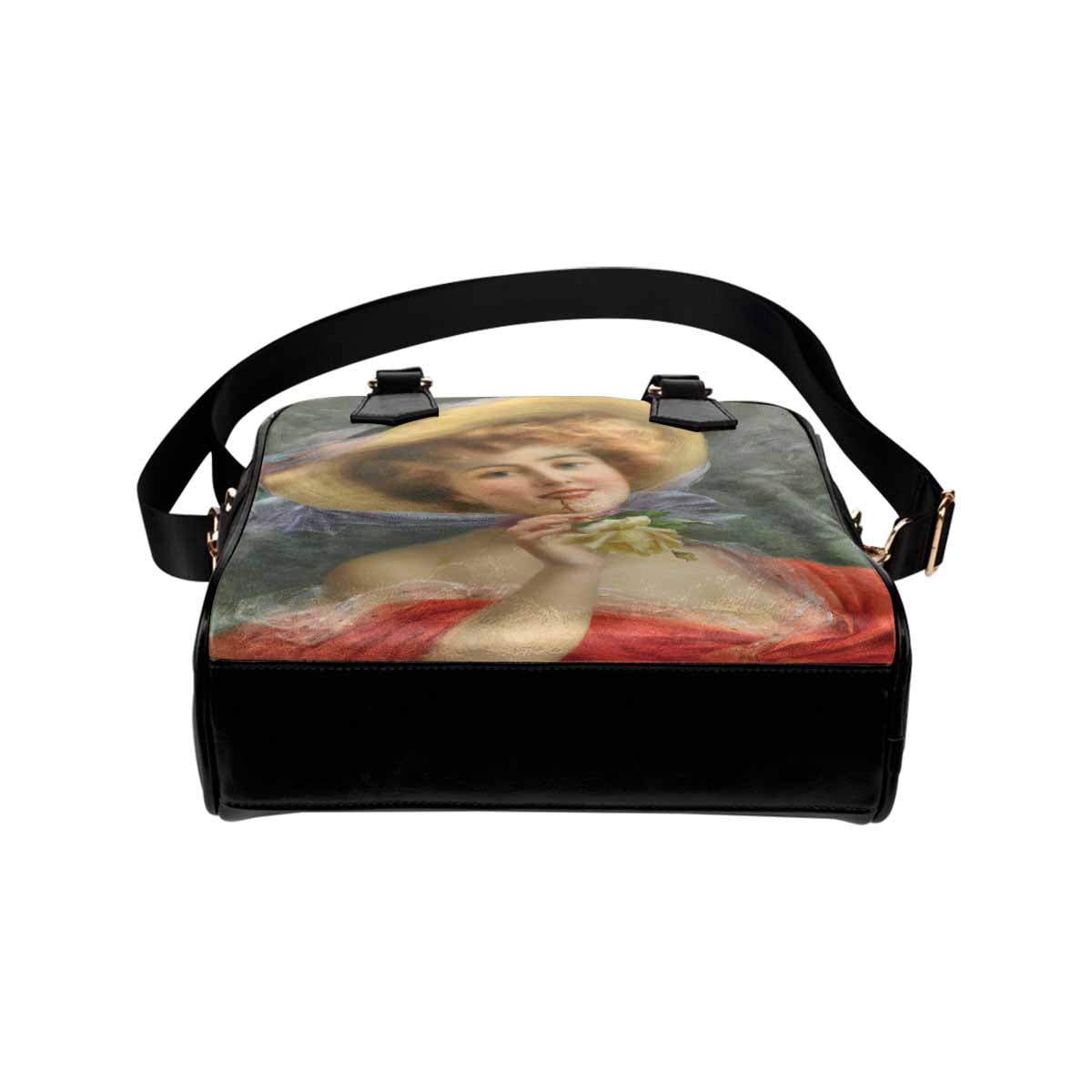 Victorian Lady design handbag, Mod 19163453, Young Girl with a Rose