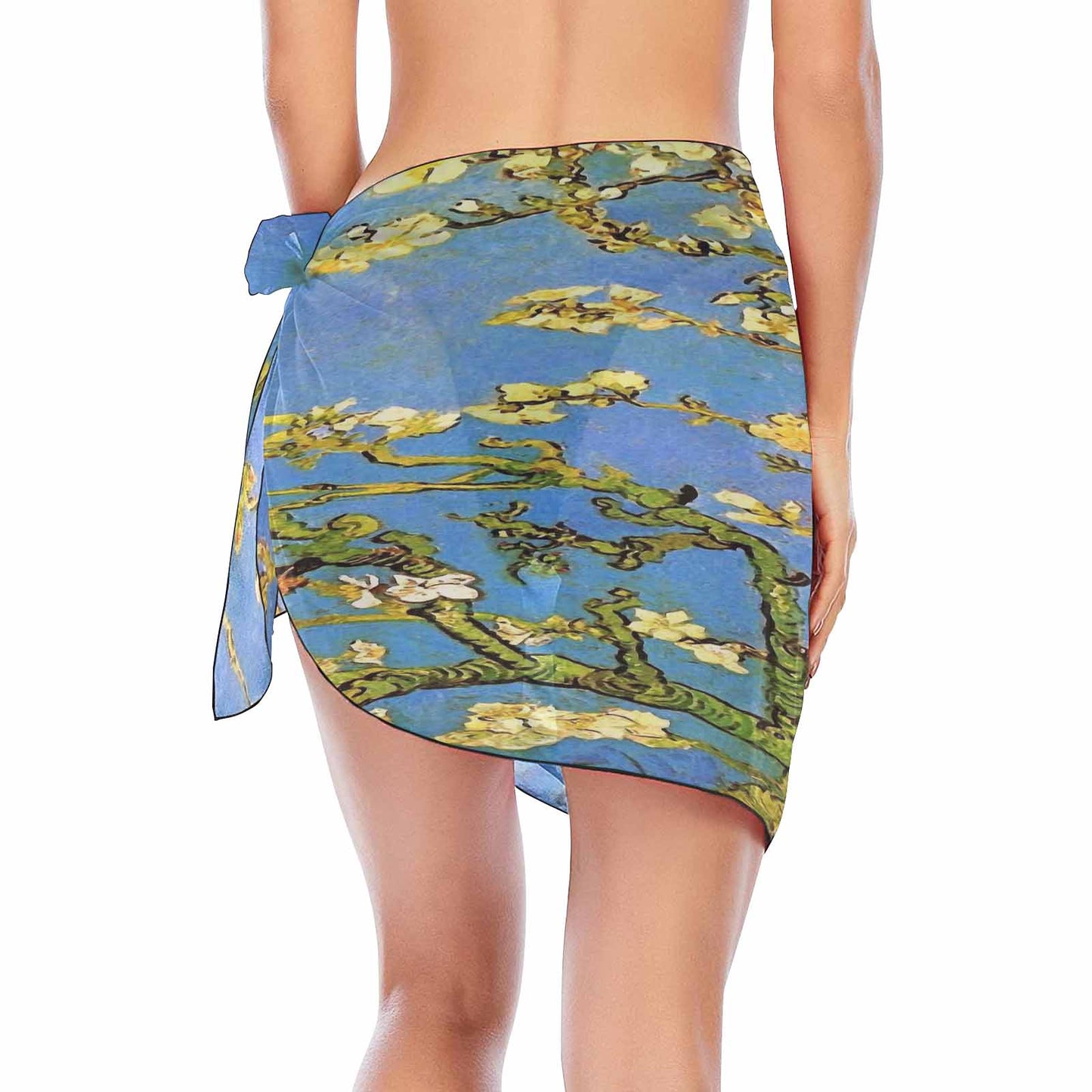 Vintage floral, beach sarong, beach coverup, swim wear, Design 20