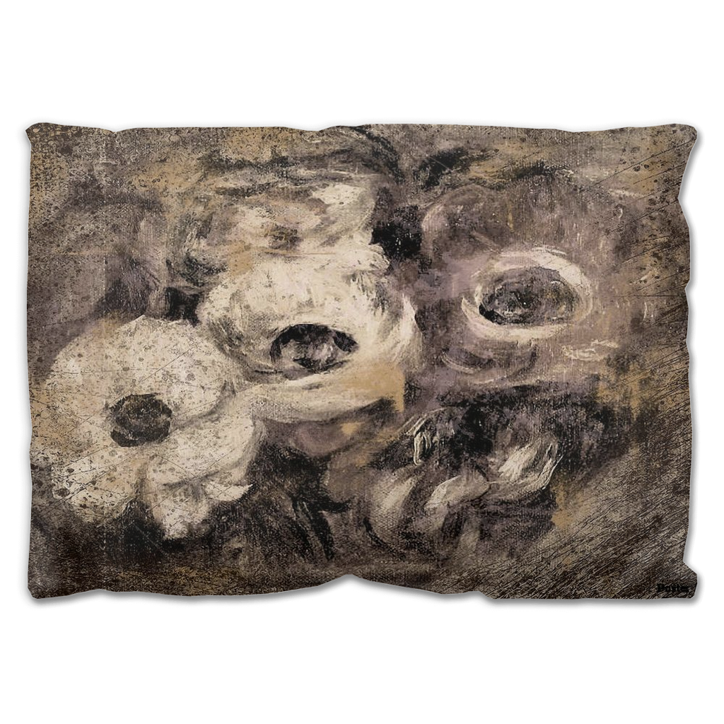 Vintage floral Outdoor Pillows, throw pillow, mildew resistance, various sizes, Design 16