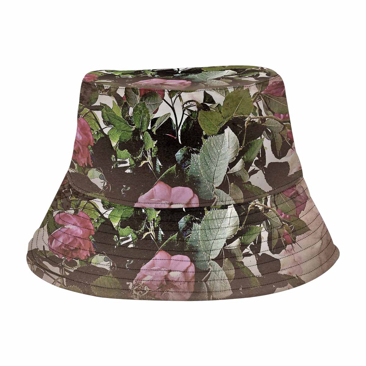 Vintage floral unisex bucket boonie Hat, outdoors hat, Design 22x