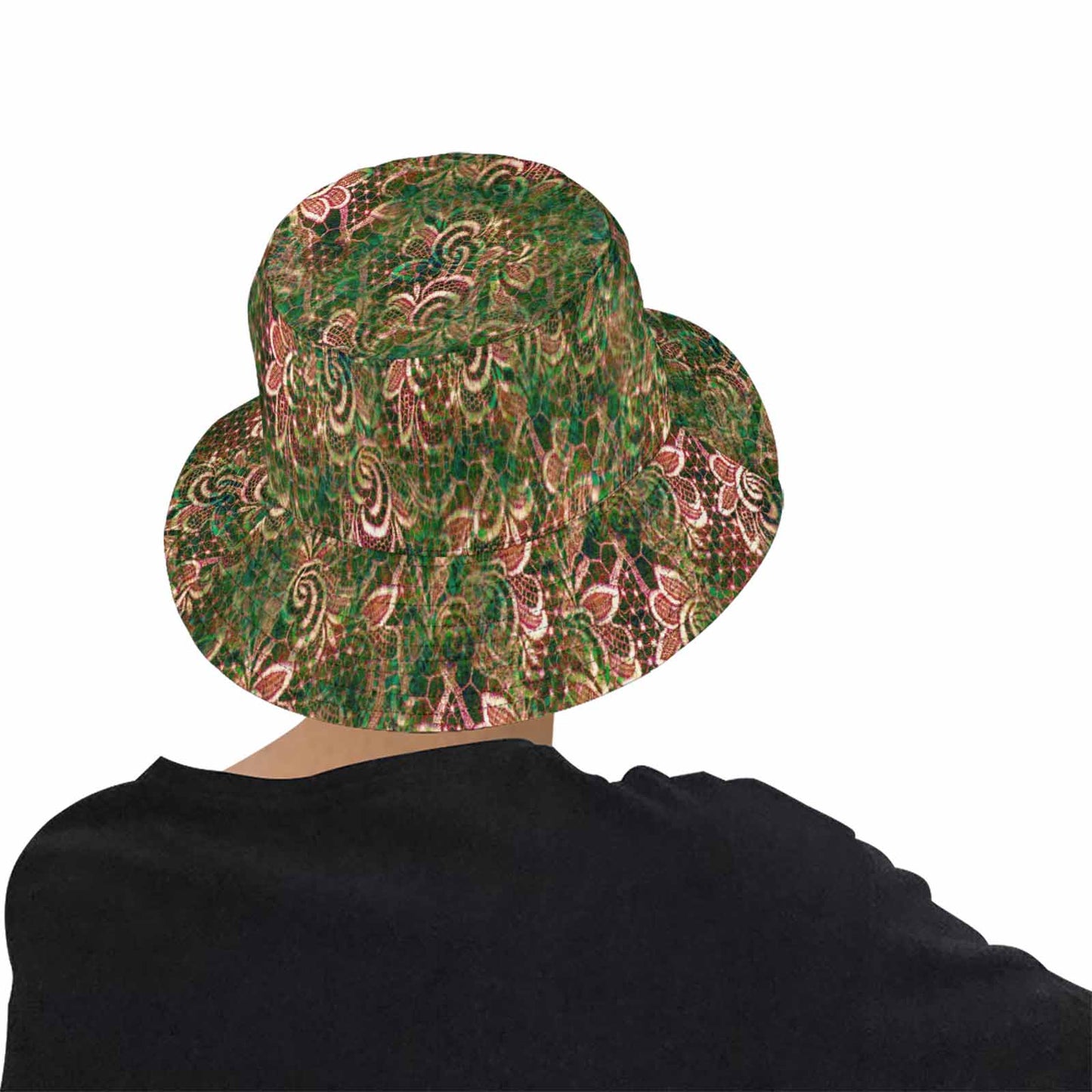 Victorian lace Bucket Hat, outdoors hat, design 34