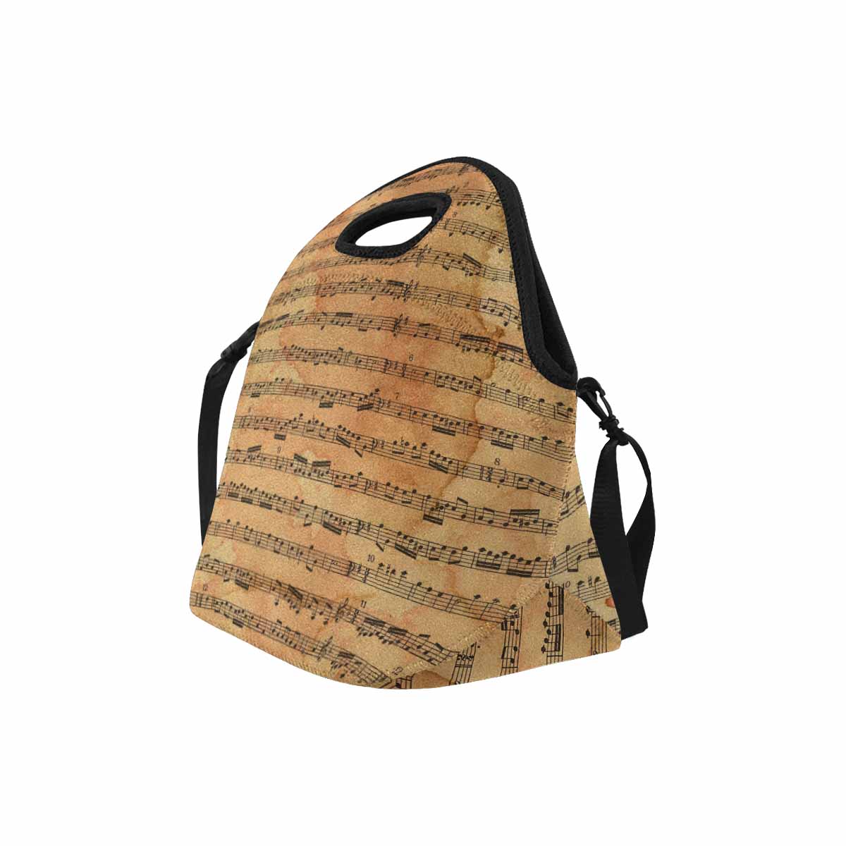 Antique general print, insulated lunch bag, design 23