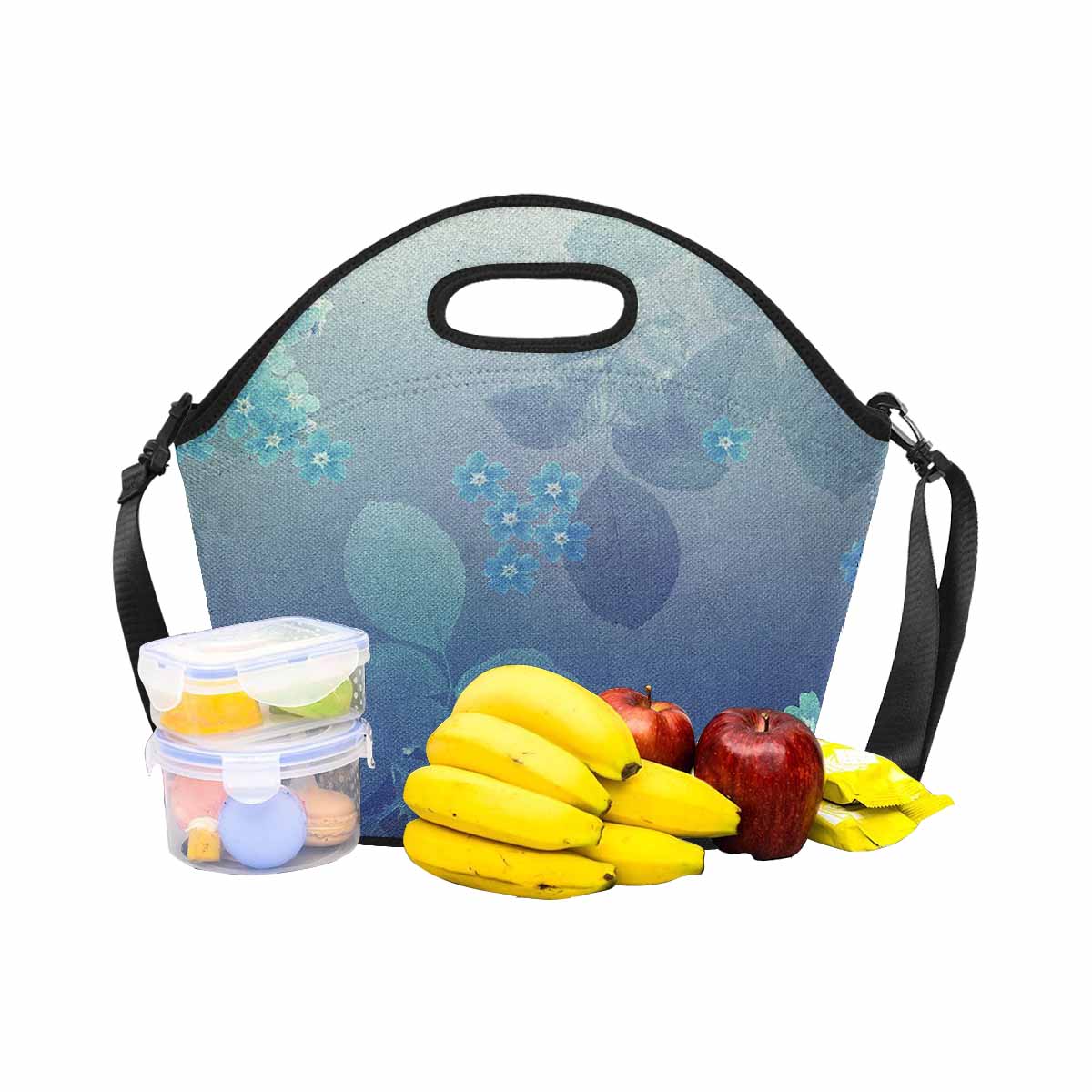 Antique general print, insulated lunch bag, design 40