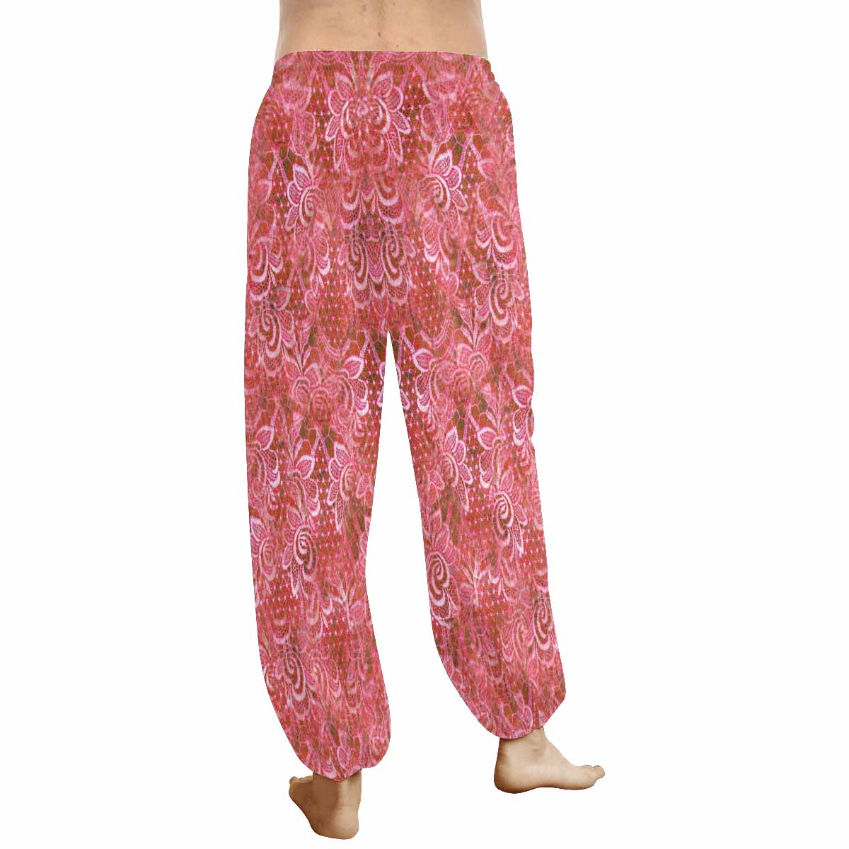 Victorian lace print Haram pants, loose comfy pants design 33