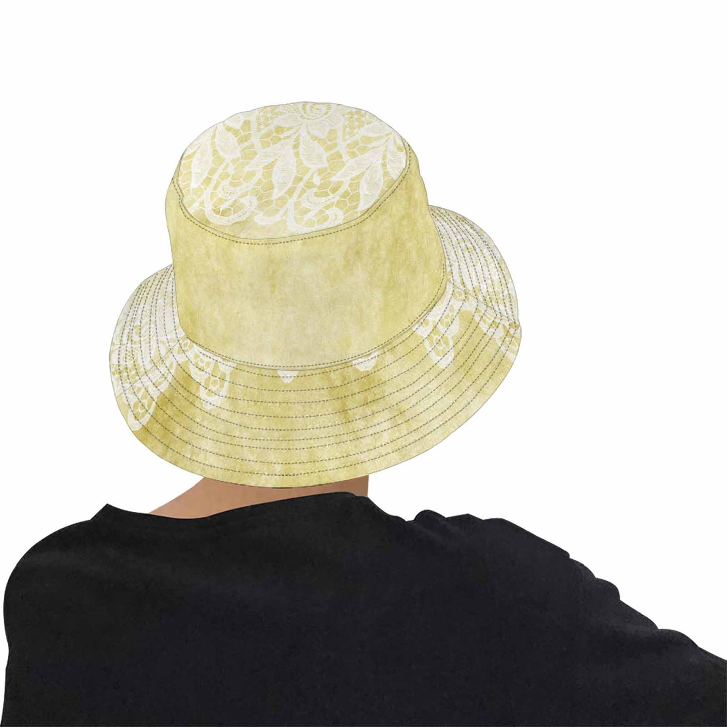 Victorian lace Bucket Hat, outdoors hat, design 44