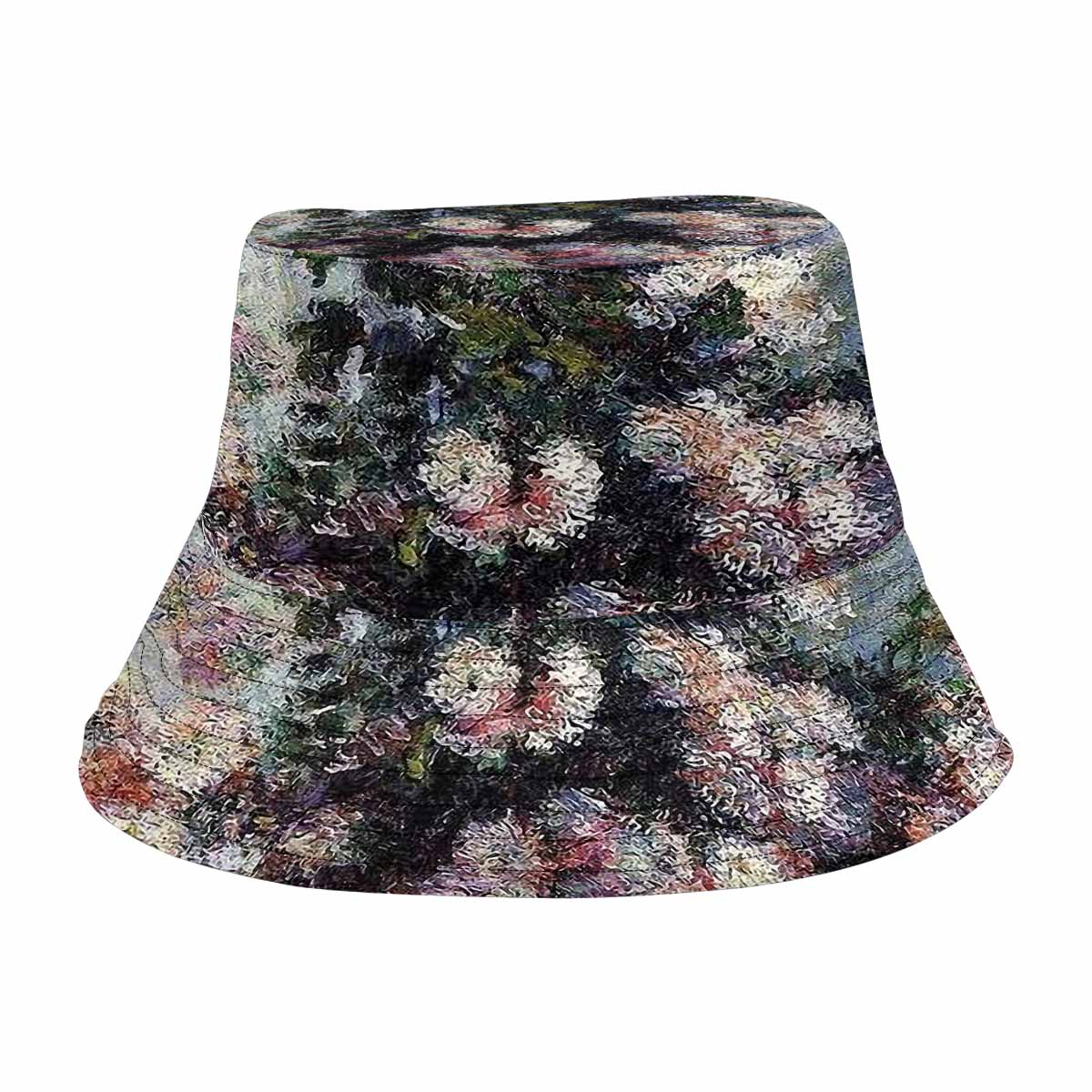 Vintage floral unisex bucket boonie Hat, outdoors hat, Design 44