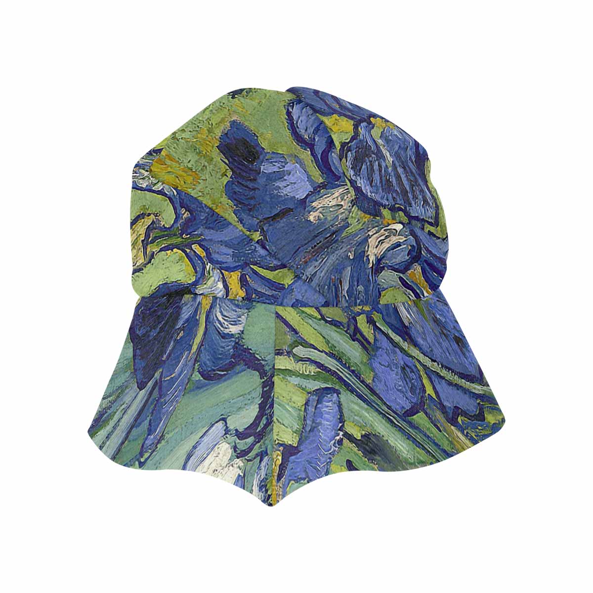 Vintage floral wide brim sunvisor Hat, outdoors hat, Design 40