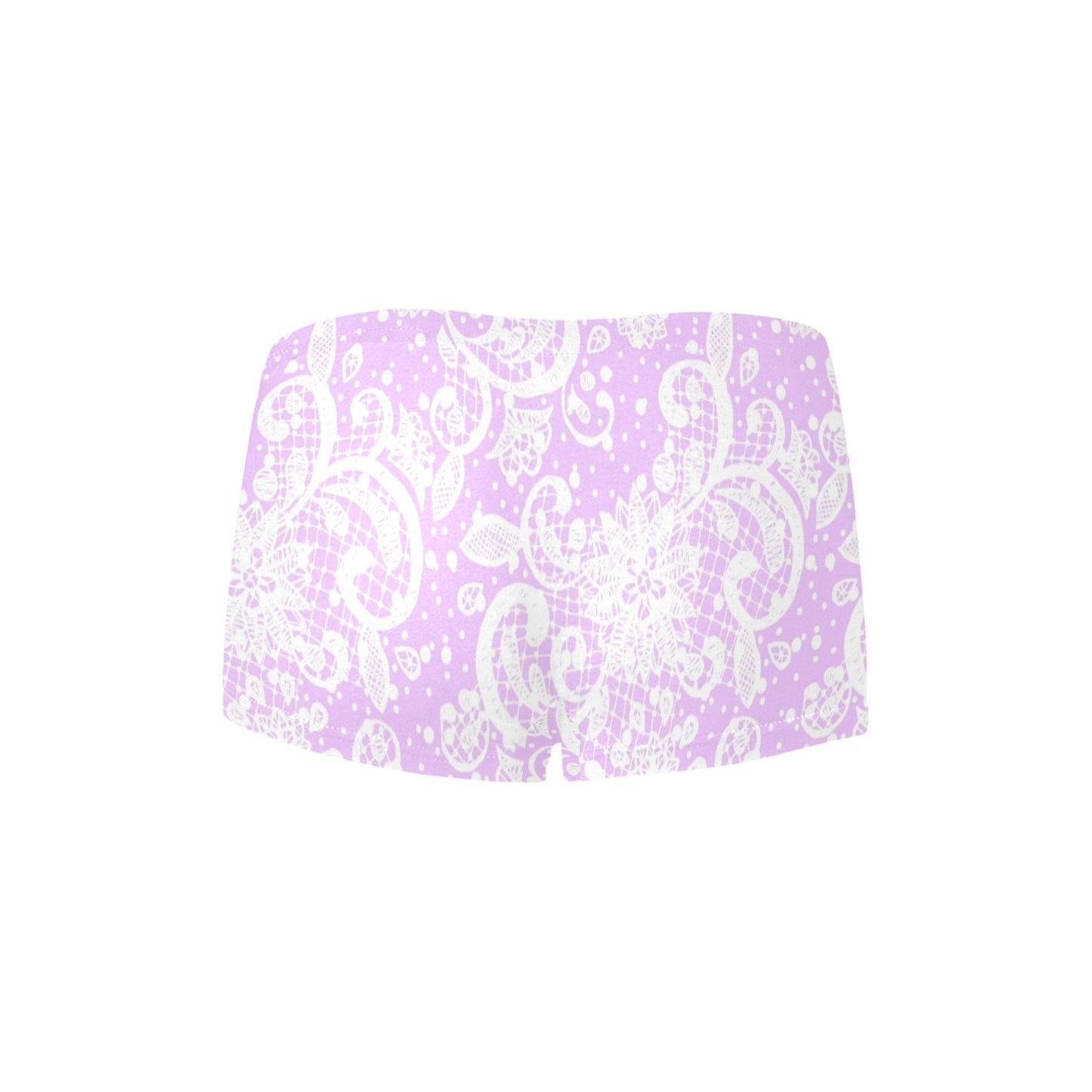 Printed Lace Boyshorts, daisy dukes, pum pum shorts, shortie shorts , design 06