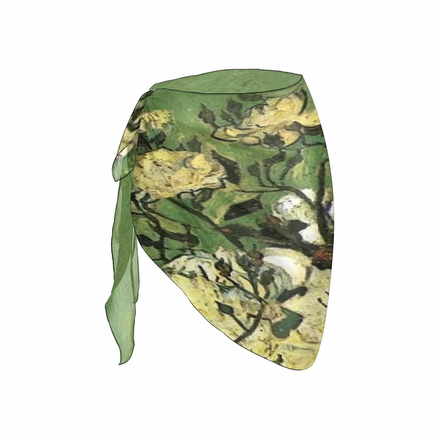 Vintage floral, beach sarong, beach coverup, swim wear, Design 55