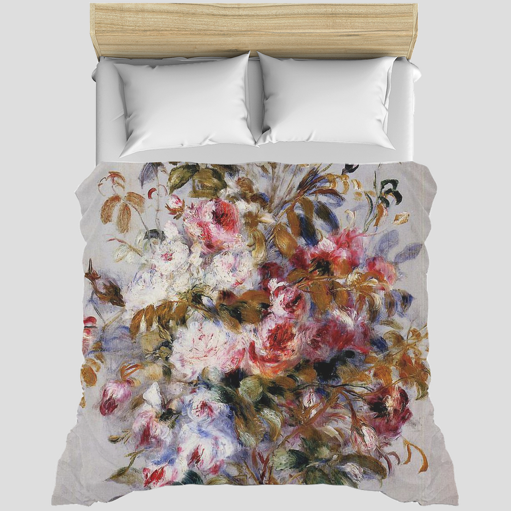 Vintage floral duvet cover, King, queen or twin, Design 12