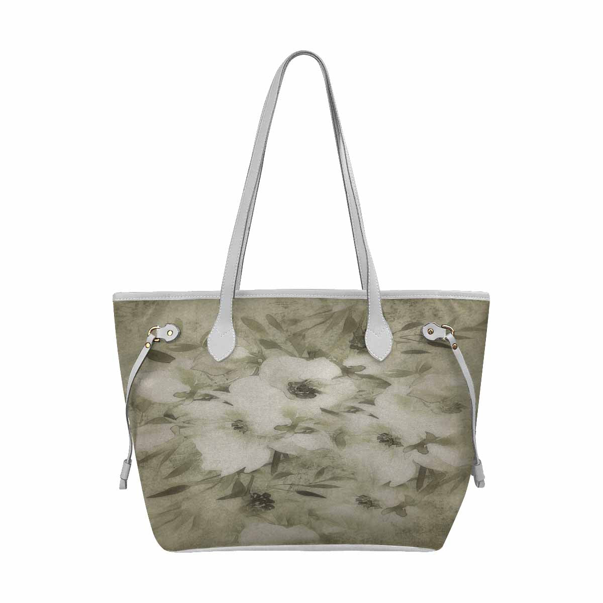 Vintage Floral Handbag, Classic Handbag, Mod 1695361 Design 03x, BEIGE/TAN