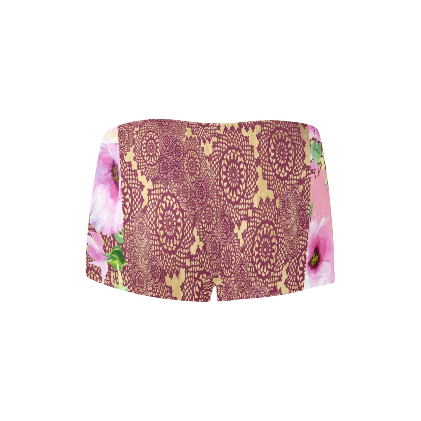 Printed Lace Boyshorts, daisy dukes, pum pum shorts, shortie shorts , design 13