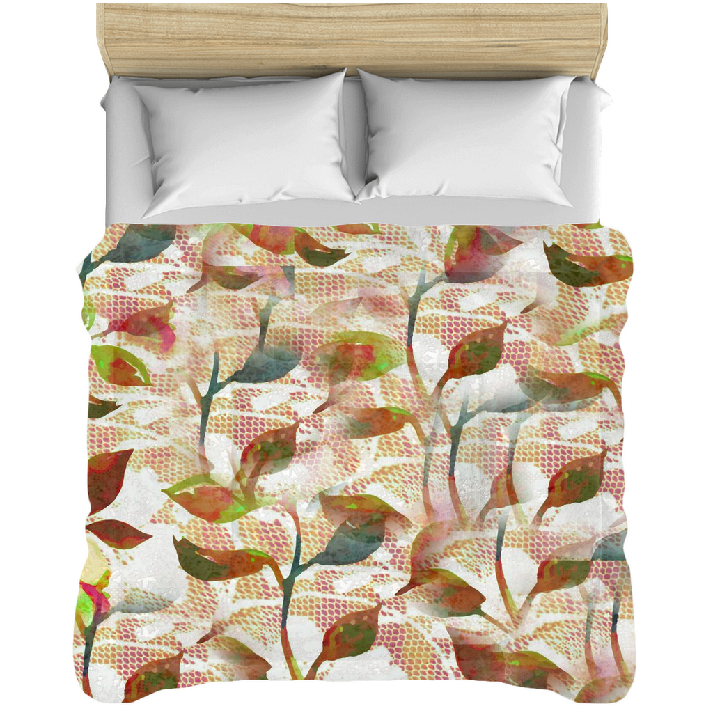 Vintage lace comforter, twin, twin XL, queen or king, Design 52